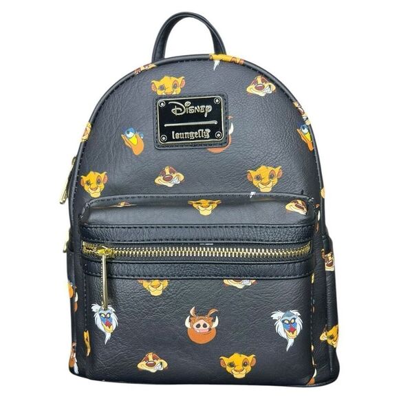 NEW Loungefly Collection Lounge Exclusive Lion King Black Mini Backpack 1 main image 9